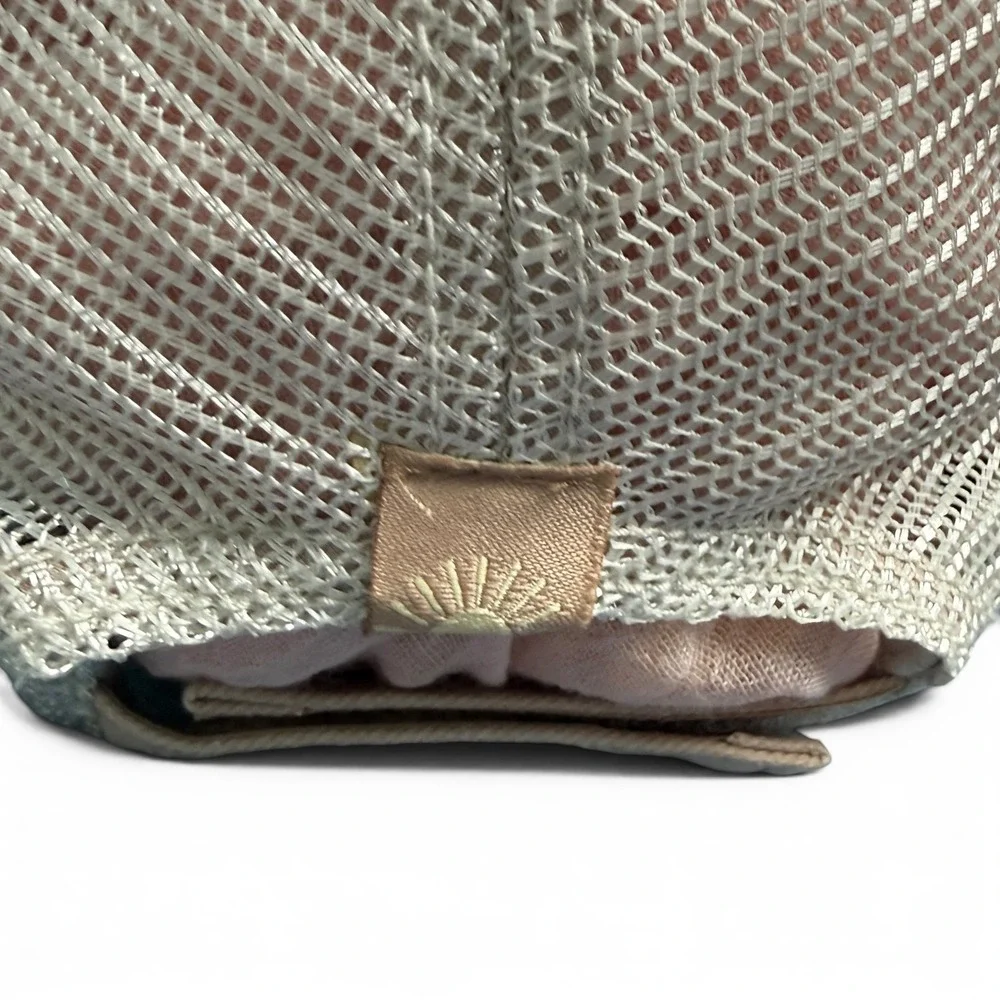 Joshua Tree National Park Trucker Hat Home Free Peach Pink Mesh Embroidered OSFM